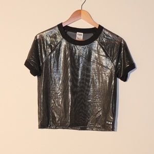 Metallic Mesh Shirt